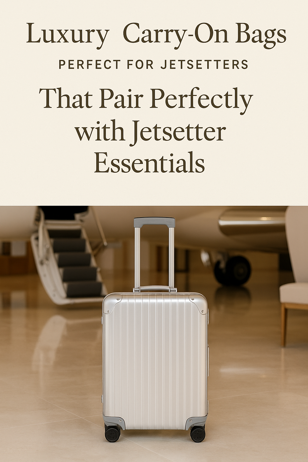 Luxury Carry-On Bags That Pair Perfectly With Jetsetter Essentials